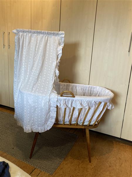 Grote foto rotan babywieg kinderen en baby babywiegjes en ledikanten