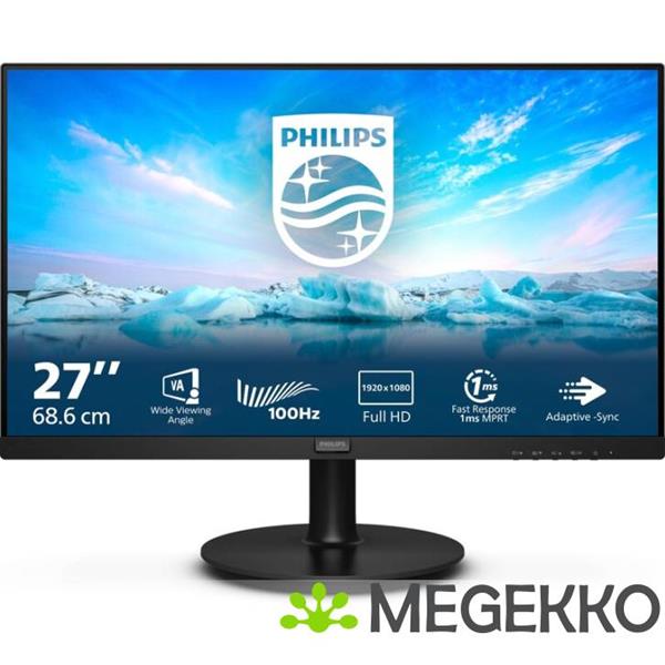 Grote foto philips v line 271v8lab 00 27 full hd 100hz va monitor computers en software overige computers en software
