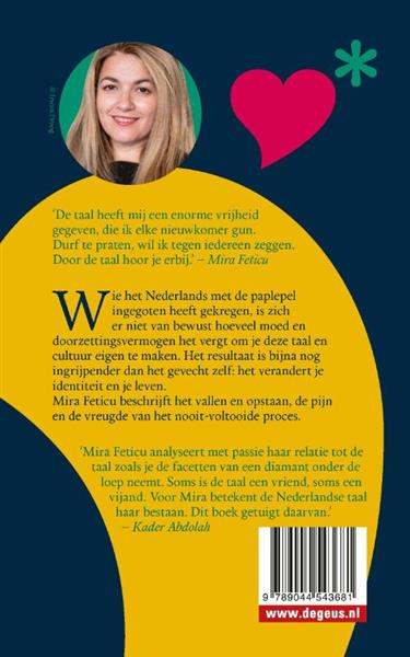 Grote foto liefdesverklaring aan de nederlandse taal boeken literatuur