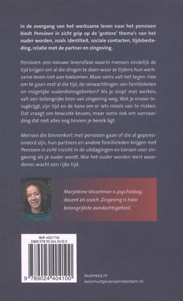 Grote foto pensioen in zicht boeken overige boeken