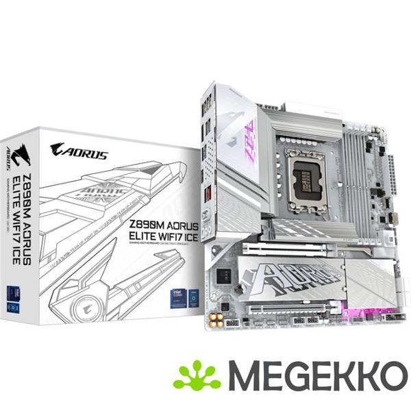 Grote foto gigabyte z890m aorus elite wifi7 ice computers en software moederborden