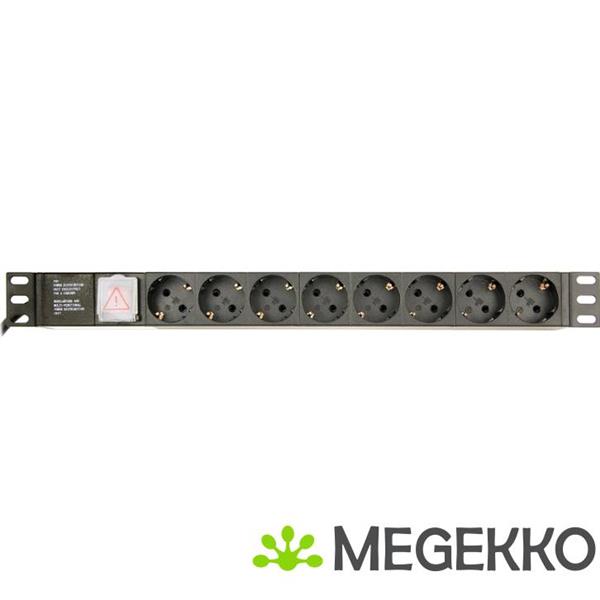 Grote foto gembird eg pdu 014 c14 energiedistributie 8 ac uitgang en 1u zwart computers en software overige