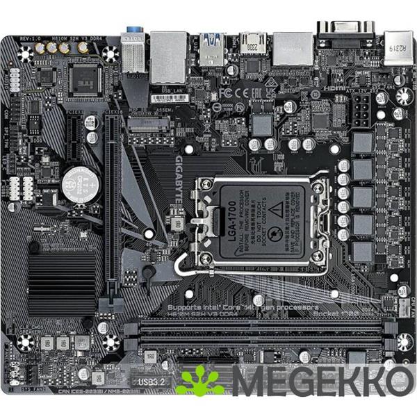 Grote foto gigabyte h610m s2h v3 ddr4 computers en software moederborden
