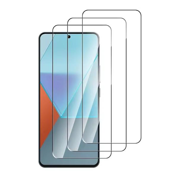 Grote foto 4 pack xiaomi poco f5 screen protector tempered glass telecommunicatie mobieltjes