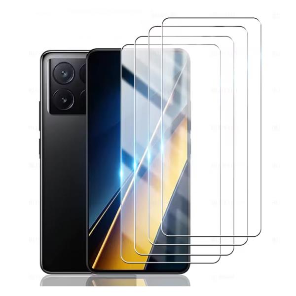 Grote foto 4 pack xiaomi poco x5 pro 5g screen protector tempered glass telecommunicatie mobieltjes