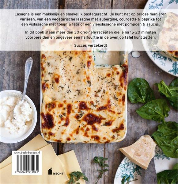 Grote foto lasagne boeken kookboeken