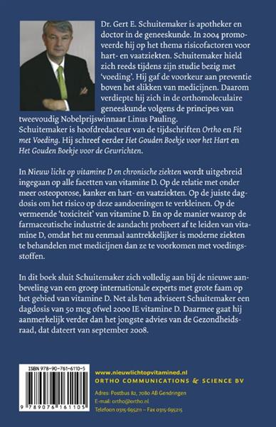 Grote foto nieuw licht op vitamine d en chronische ziekten boeken gezondheid en voeding