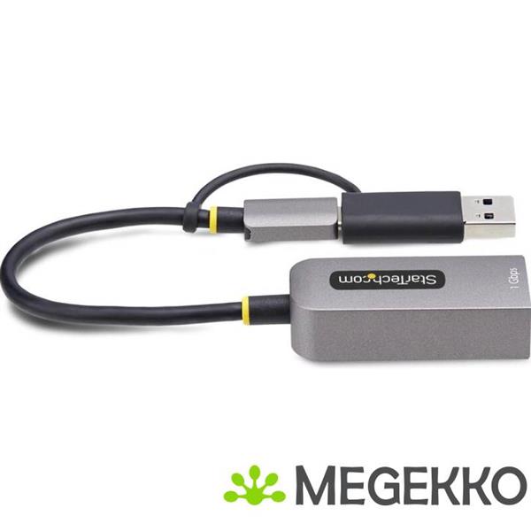 Grote foto startech.com c21ga usb ethernet netwerkkaart 5000 mbit s computers en software netwerkkaarten routers en switches