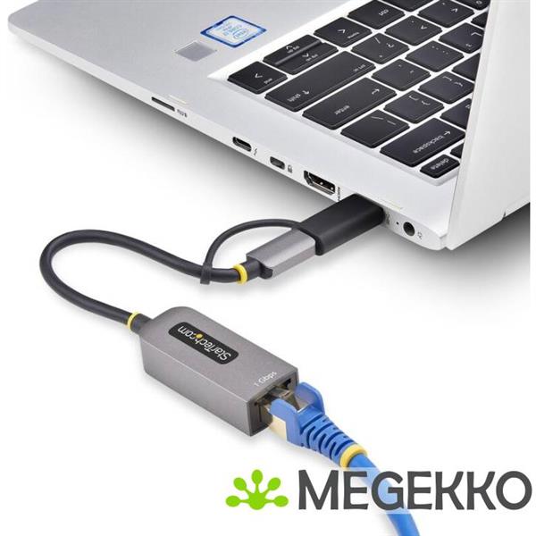 Grote foto startech.com c21ga usb ethernet netwerkkaart 5000 mbit s computers en software netwerkkaarten routers en switches