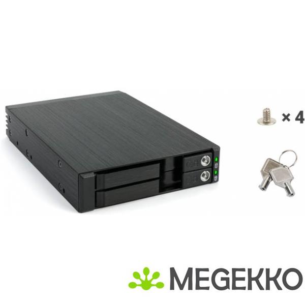 Grote foto fantec mr 25dual hdd ssd behuizing zwart computers en software overige computers en software
