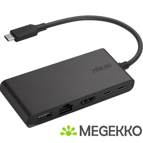 Grote foto asus dock 4k bedraad usb 3.2 gen 2 3.1 gen 2 type c zwart computers en software overige computers en software