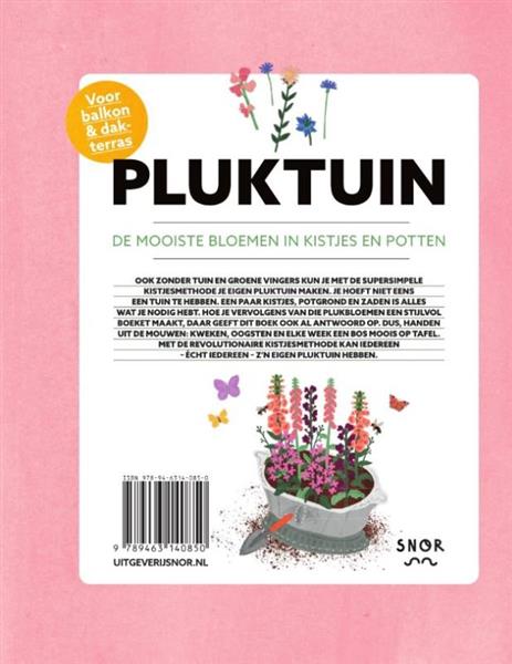 Grote foto pluktuin boeken hobby en vrije tijd