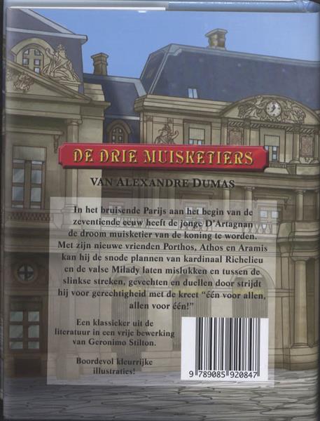 Grote foto klassiekers de drie musketiers boeken jeugd 13 jaar en ouder