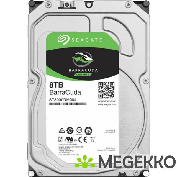 Grote foto seagate hdd 3.5 8tb st8000dm004 barracuda computers en software overige computers en software