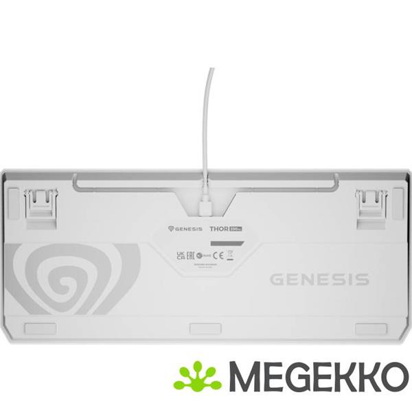 Grote foto genesis nkg 2080 thor 230 tkl rgb gaming toetsenbord in wit computers en software toetsenborden