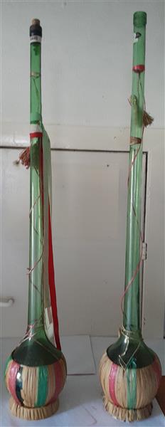 Grote foto flessen met lange hals diversen versiering