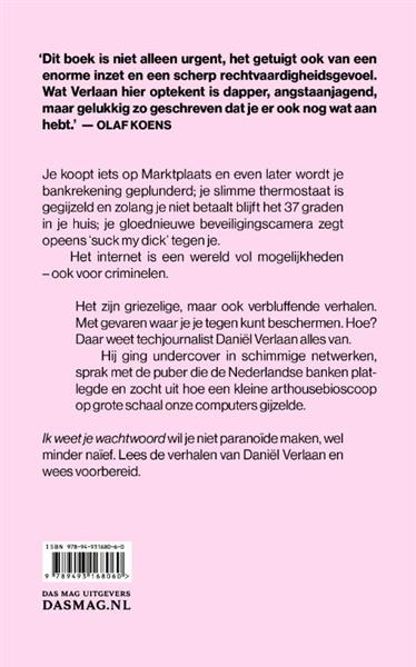 Grote foto ik weet je wachtwoord boeken hobby en vrije tijd