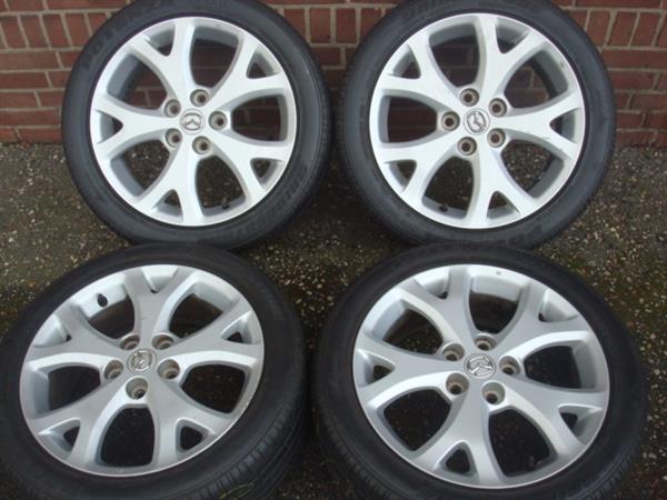 Grote foto 17 originele mazdan y spock velgen banden 5x114.3 auto onderdelen banden en velgen