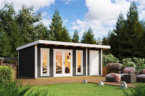 Grote foto nieuw modern houten tuinhuis sicily 2 tuin en terras tuinhuisjes en blokhutten