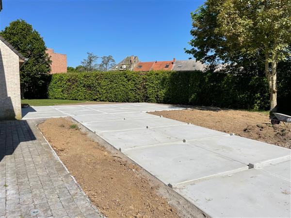 Grote foto betonplaten stelcon betonblok paardenplaat dieren en toebehoren overige dierverblijven
