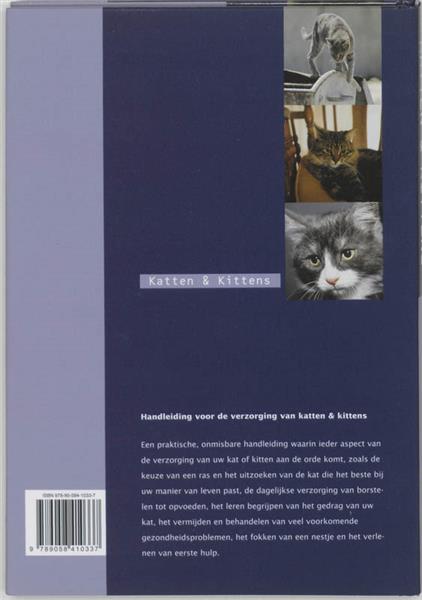 Grote foto handleiding voor de verzorging van katten kittens boeken hobby en vrije tijd
