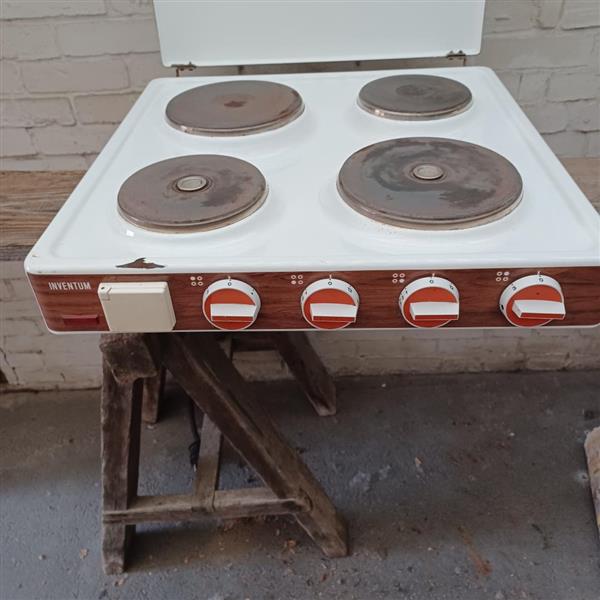 Grote foto vintage kookplaat inventum witgoed en apparatuur fornuizen
