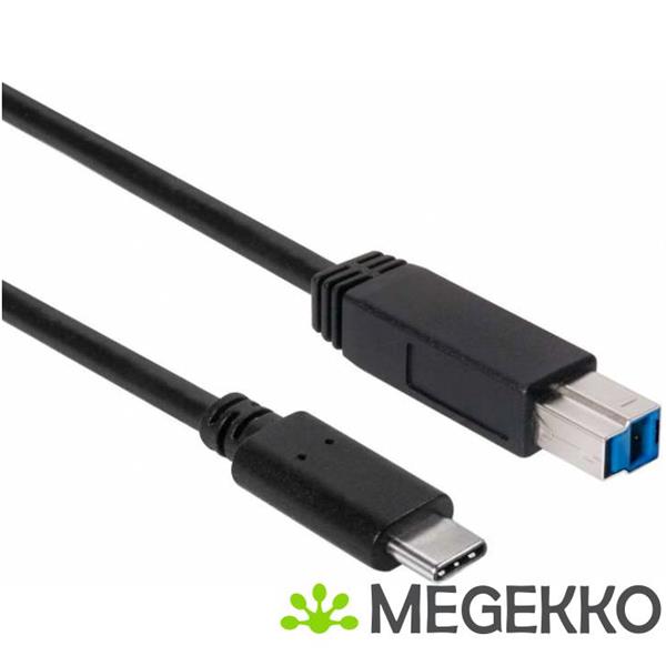 Grote foto club3d usb 3.1 gen2 type c to type b cable male male 1 m. 3.3 ft. computers en software overige computers en software
