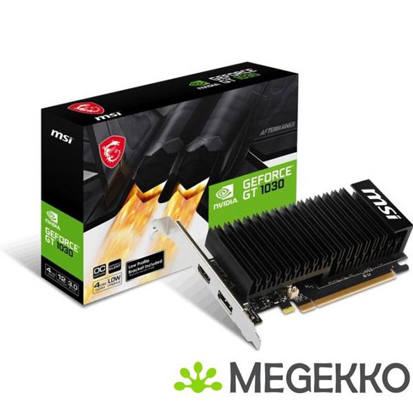 Grote foto msi geforce gt 1030 4ghd4 lp oc computers en software videokaarten