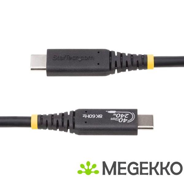 Grote foto startech.com 1m usb4 kabel usb if gecertificeerde usb type c kabel 40gbps 240w power delivery pd computers en software overige computers en software