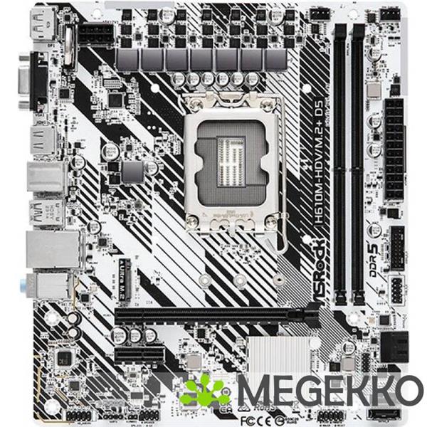 Grote foto asrock h610m hdv m.2 d5 computers en software moederborden