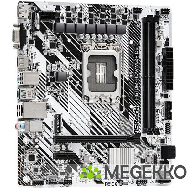 Grote foto asrock h610m hdv m.2 d5 computers en software moederborden