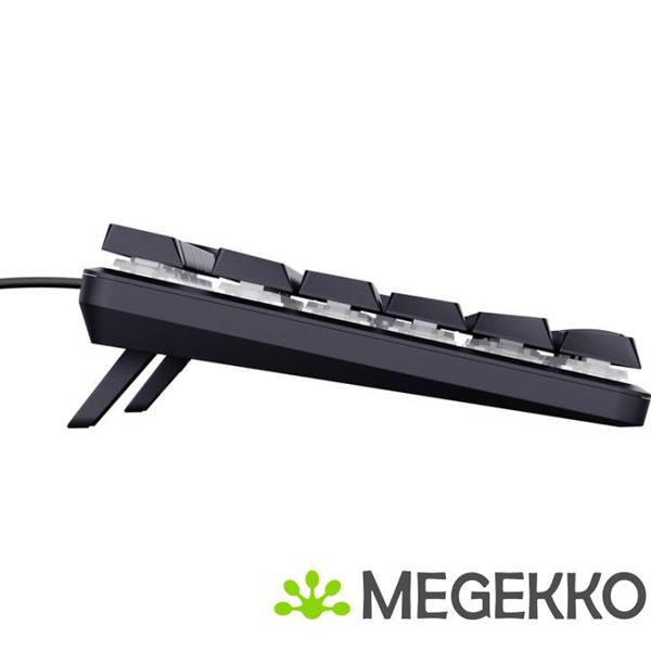 Grote foto trust gxt 866 torix low profile mechanisch gaming toetsenbord zwart computers en software toetsenborden