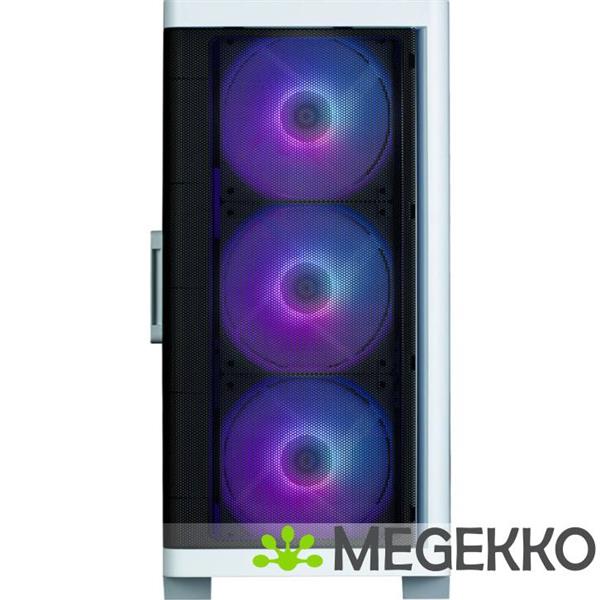 Grote foto zalman m4 white computerbehuizing mini tower zwart computers en software behuizingen en kasten