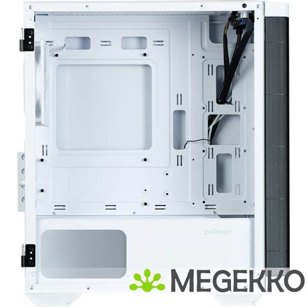 Grote foto zalman m4 white computerbehuizing mini tower zwart computers en software behuizingen en kasten
