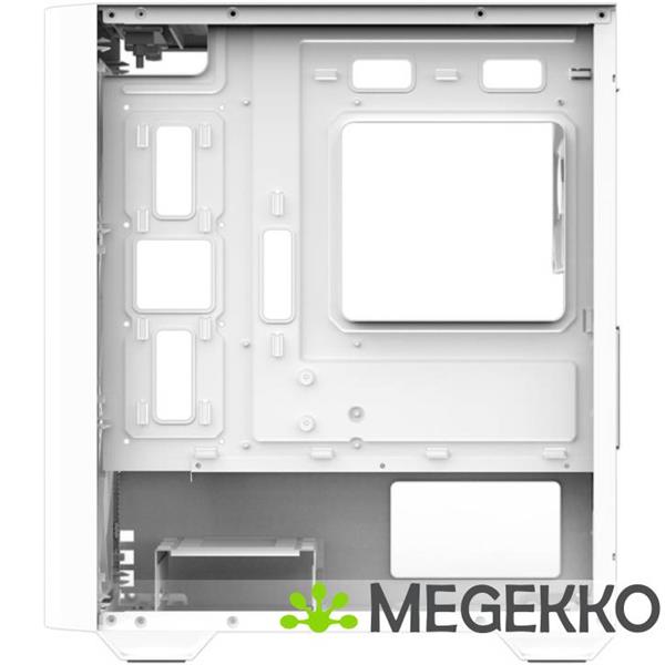 Grote foto zalman m4 white computerbehuizing mini tower zwart computers en software behuizingen en kasten