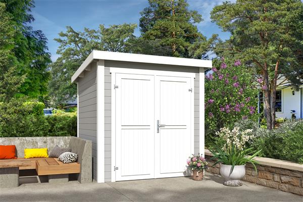 Grote foto blokhut sara 200x200 onbehandeld vuren tuin en terras tuinhuisjes en blokhutten