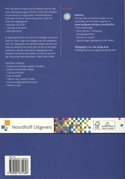 Grote foto snel beter schrijven vast boek boeken studieboeken
