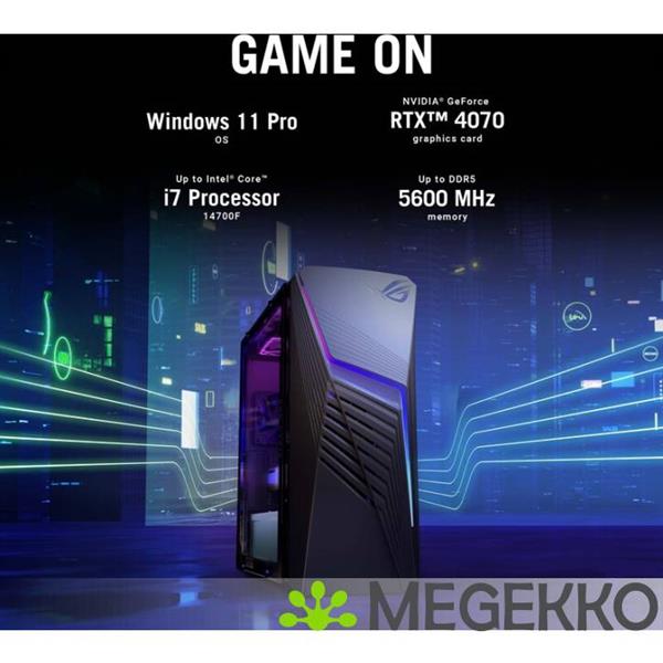 Grote foto asus rog strix g13chr g13chr 714700033w core i7 rtx 4070 gaming desktop computers en software overige computers en software