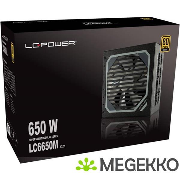 Grote foto lc power lc6650m v2.31 power supply unit 650 w computers en software overige