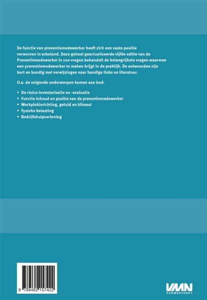 Grote foto preventiemedewerker in 100 vragen boeken overige boeken