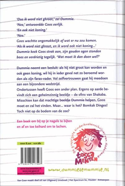 Grote foto dummie de mummie en de sfinx van shakaba dummie de mummie 3 boeken jeugd 13 jaar en ouder