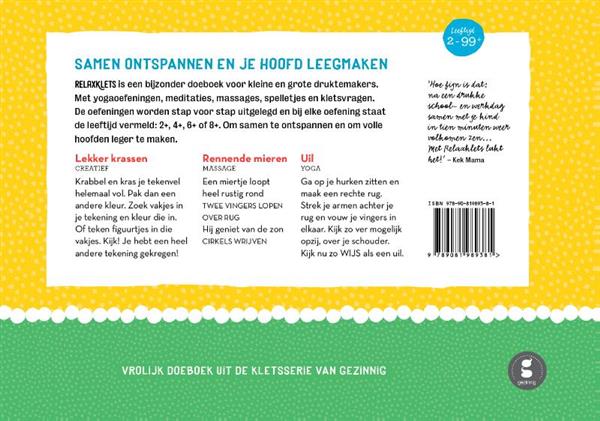 Grote foto relaxklets boeken jeugd 13 jaar en ouder