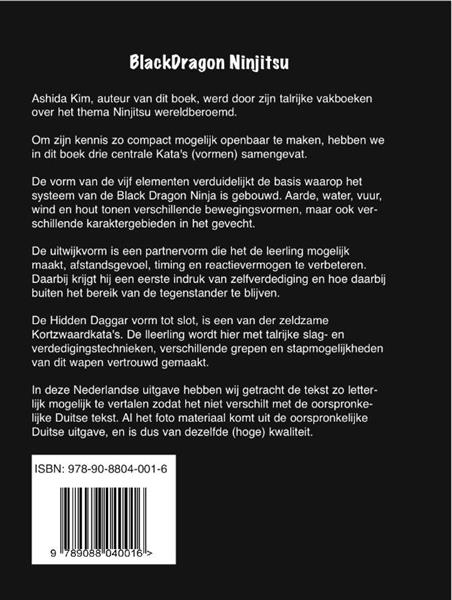 Grote foto black dragon ninjitsu boeken hobby en vrije tijd