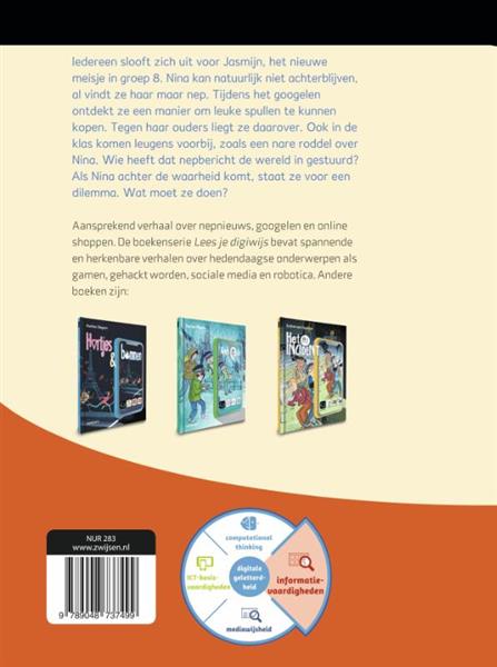 Grote foto nep lees je digiwijs boeken jeugd 13 jaar en ouder