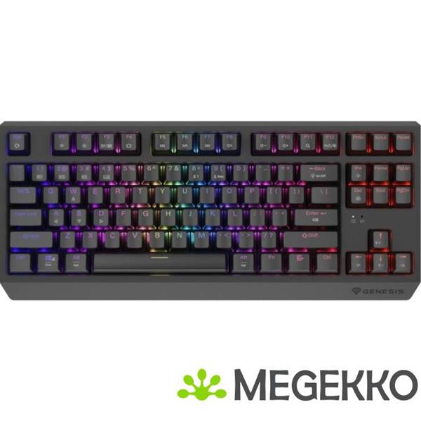 Grote foto genesis nkg 2107 thor 230 tkl gaming toetsenbord usb rf wireless bluetooth in grijs computers en software toetsenborden