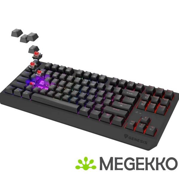 Grote foto genesis nkg 2107 thor 230 tkl gaming toetsenbord usb rf wireless bluetooth in grijs computers en software toetsenborden