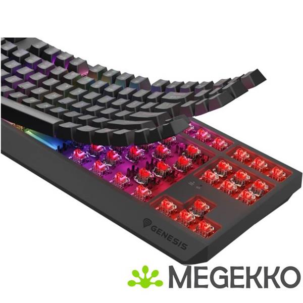 Grote foto genesis nkg 2107 thor 230 tkl gaming toetsenbord usb rf wireless bluetooth in grijs computers en software toetsenborden