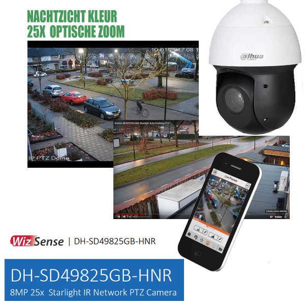 Grote foto draaibare 4k 8mp camera met 25x zoom. audio tv en foto videobewakingsapparatuur