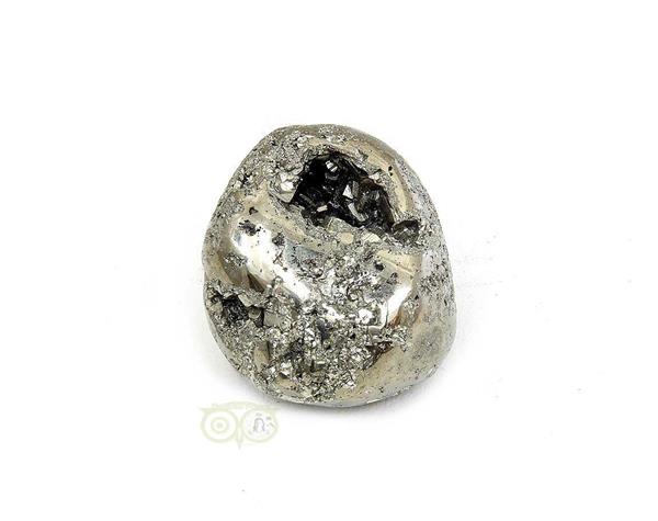 Grote foto pyriet trommelsteen nr 7 28 gram verzamelen overige verzamelingen
