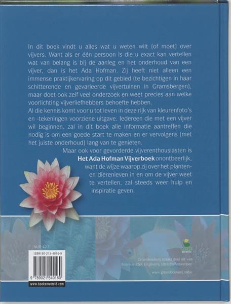 Grote foto groenboekerij het ada hofman vijverboek groenboekerij boeken hobby en vrije tijd